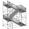 Plettac Heavy Duty Staircase Kit Complete with 4 decks podium and child proof guard rails. image 0